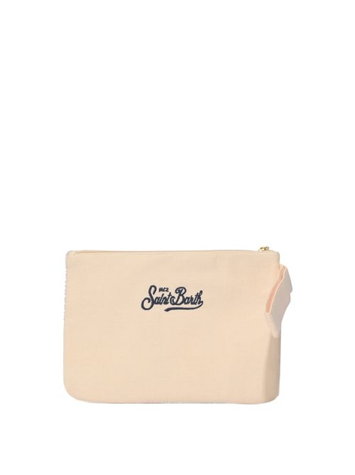 Pochette Pouch con perline disegno pesci Mc2 Saint Barth | POU000200877L
